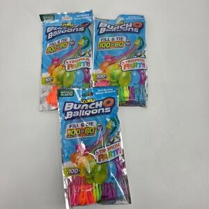 Zuru Bunch O Balloons Tropical Party 100 Water Balloons Summer Fun 3 Pack